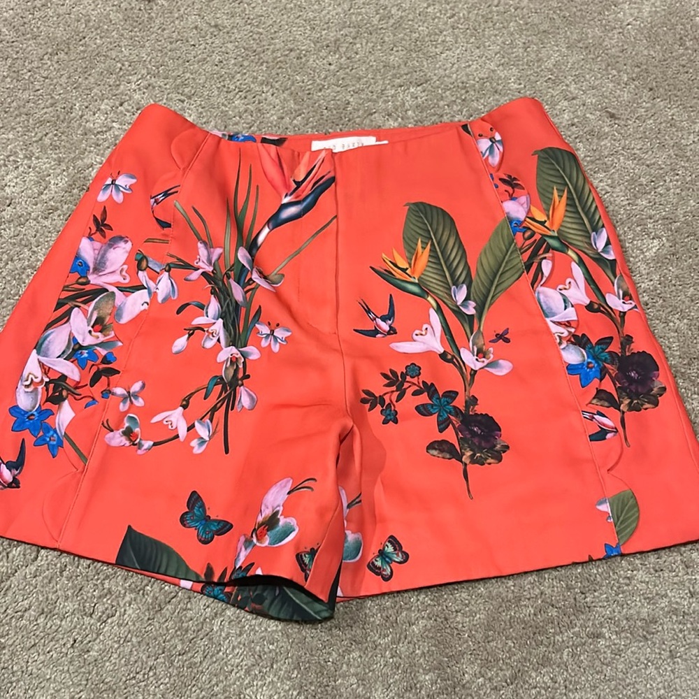 Ted baker floral print shorts